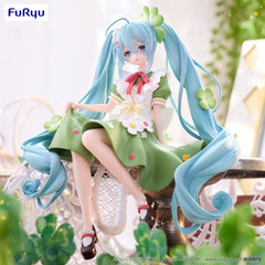 Hatsune Miku Noodle Stopper PVC Statue Flower Fairy Clover 15 cm 4582782367121