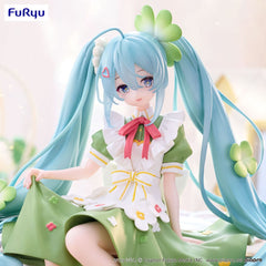 Hatsune Miku Noodle Stopper PVC Statue Flower Fairy Clover 15 cm 4582782367121