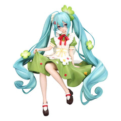 Hatsune Miku Noodle Stopper PVC Statue Flower Fairy Clover 15 cm 4582782367121