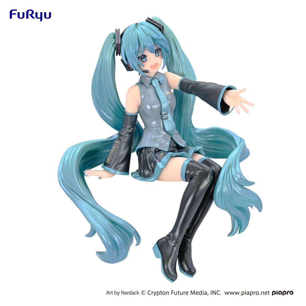 Hatsune Miku Noodle Stopper PVC Statue Hatsune Miku Nardack Pearl Color Ver. 14 cm 4582782367152