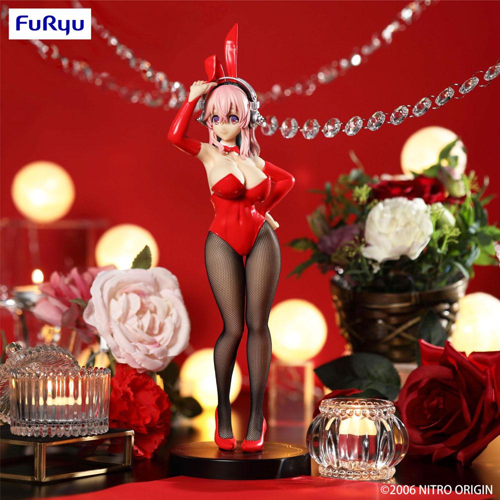 Super Sonico BiCute Bunnies PVC Statue Super Sonico Red Ver. 28 cm 4580736402614