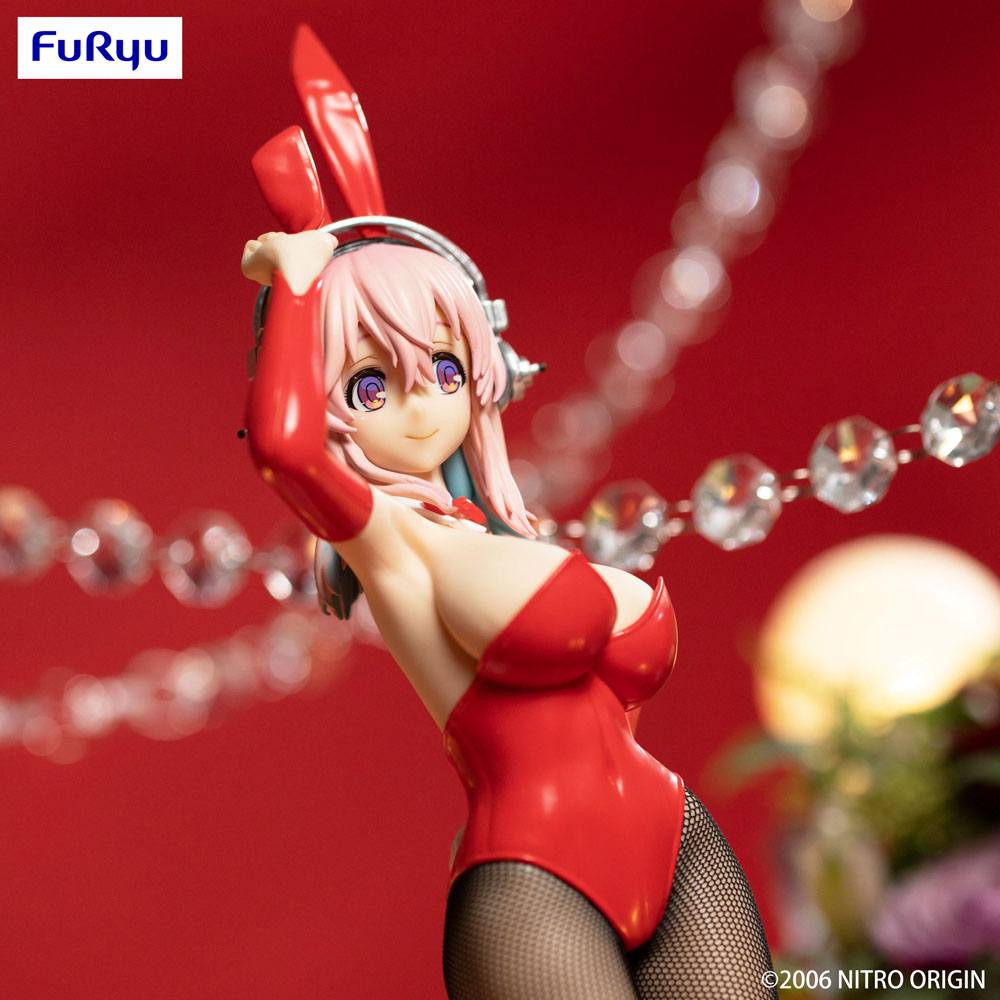 Super Sonico BiCute Bunnies PVC Statue Super Sonico Red Ver. 28 cm 4580736402614