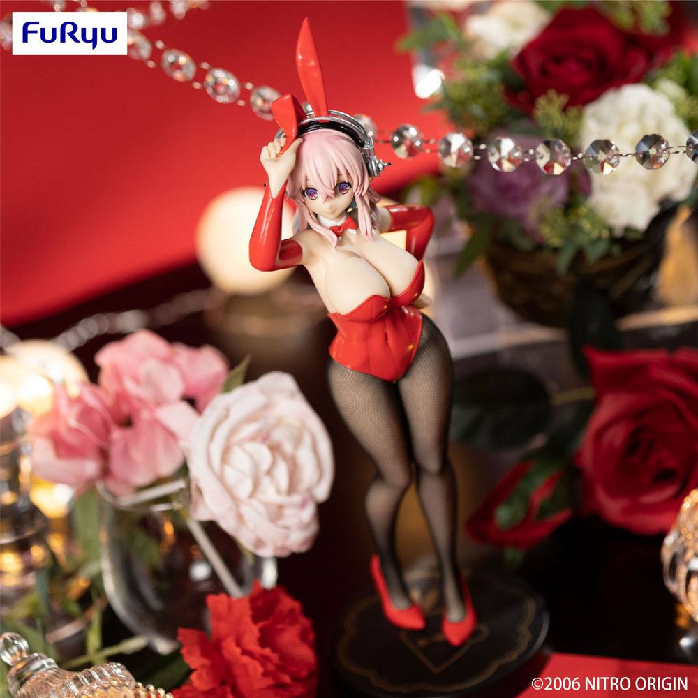 Super Sonico BiCute Bunnies PVC Statue Super Sonico Red Ver. 28 cm 4580736402614