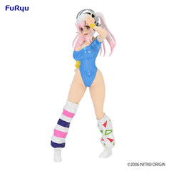 Super Sonico PVC Statue Super Sonico Concept Figure 80's/Another Color/Blue Ver. 18 cm (re-run) 4580736403185