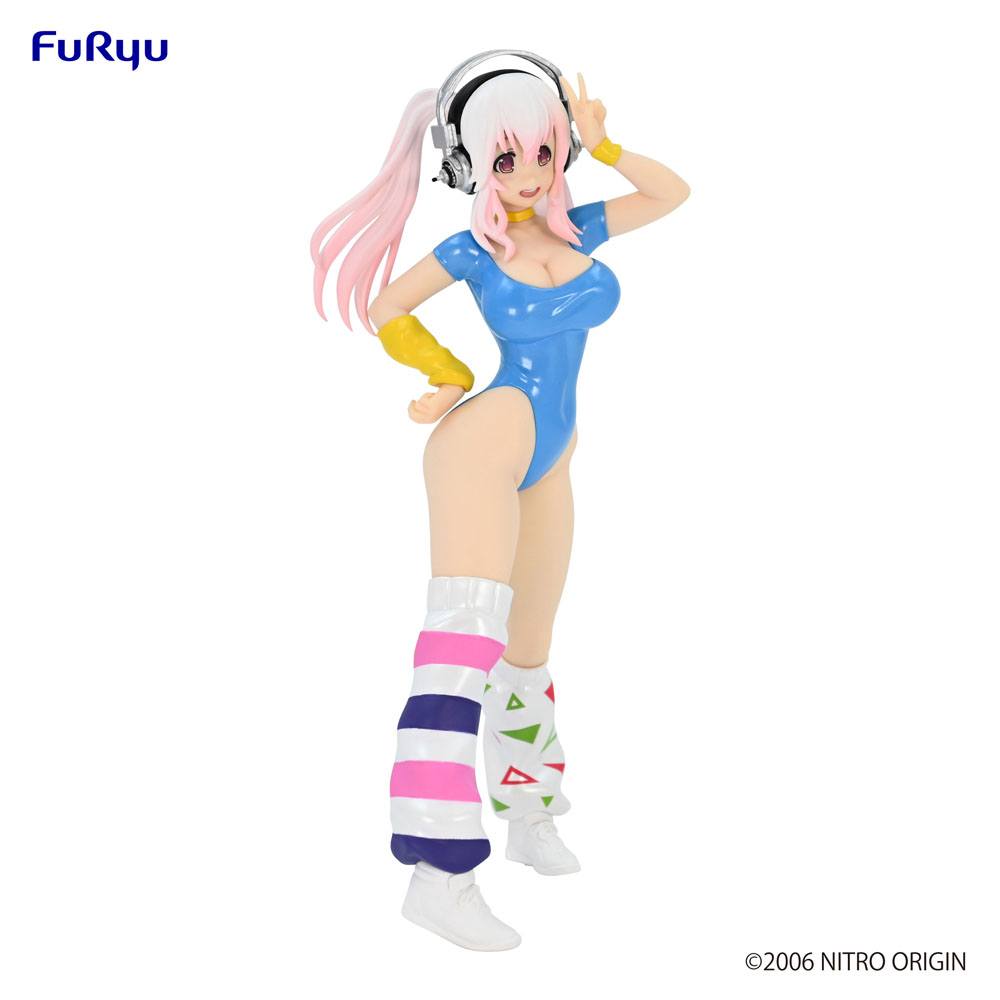 Super Sonico PVC Statue Super Sonico Concept Figure 80's/Another Color/Blue Ver. 18 cm (re-run) 4580736403185