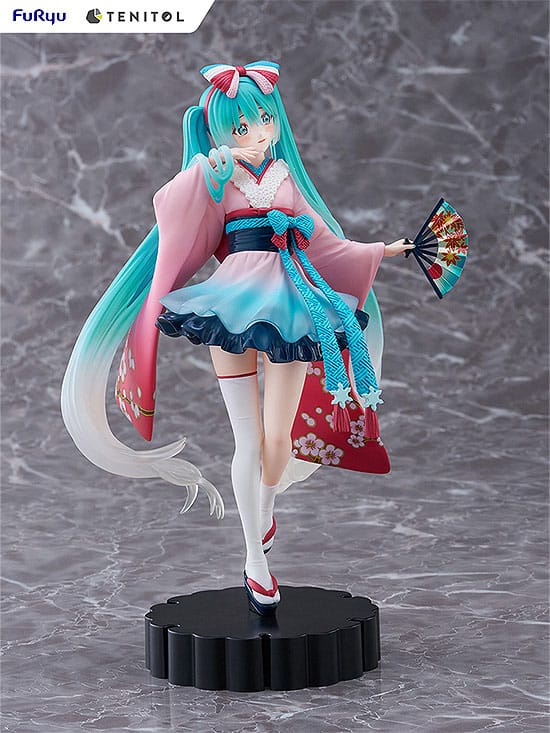 Hatsune Miku Statue Neo Tokyo Series Kimono 22 cm 4580736406711