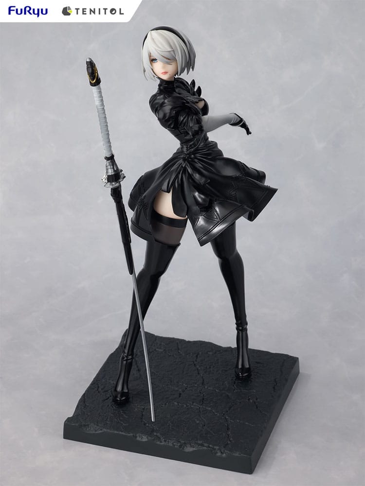 NieR:Automata Tenitol PVC Statue 2B Ver1.1a 22 cm 4580736407008