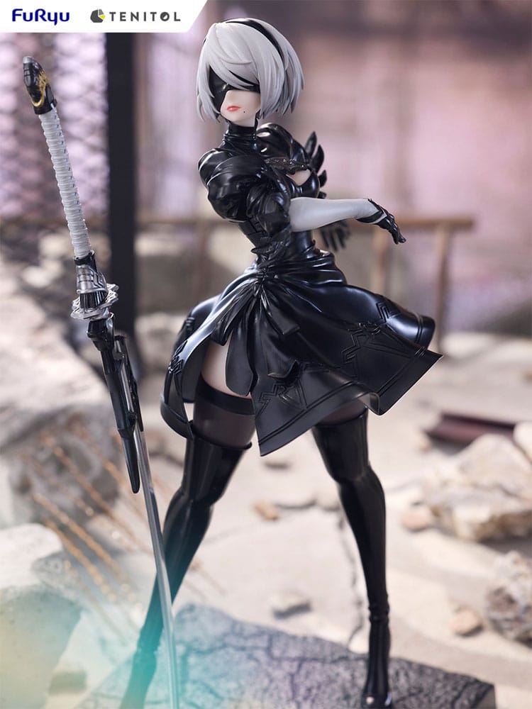 NieR:Automata Tenitol PVC Statue 2B Ver1.1a 22 cm 4580736407008