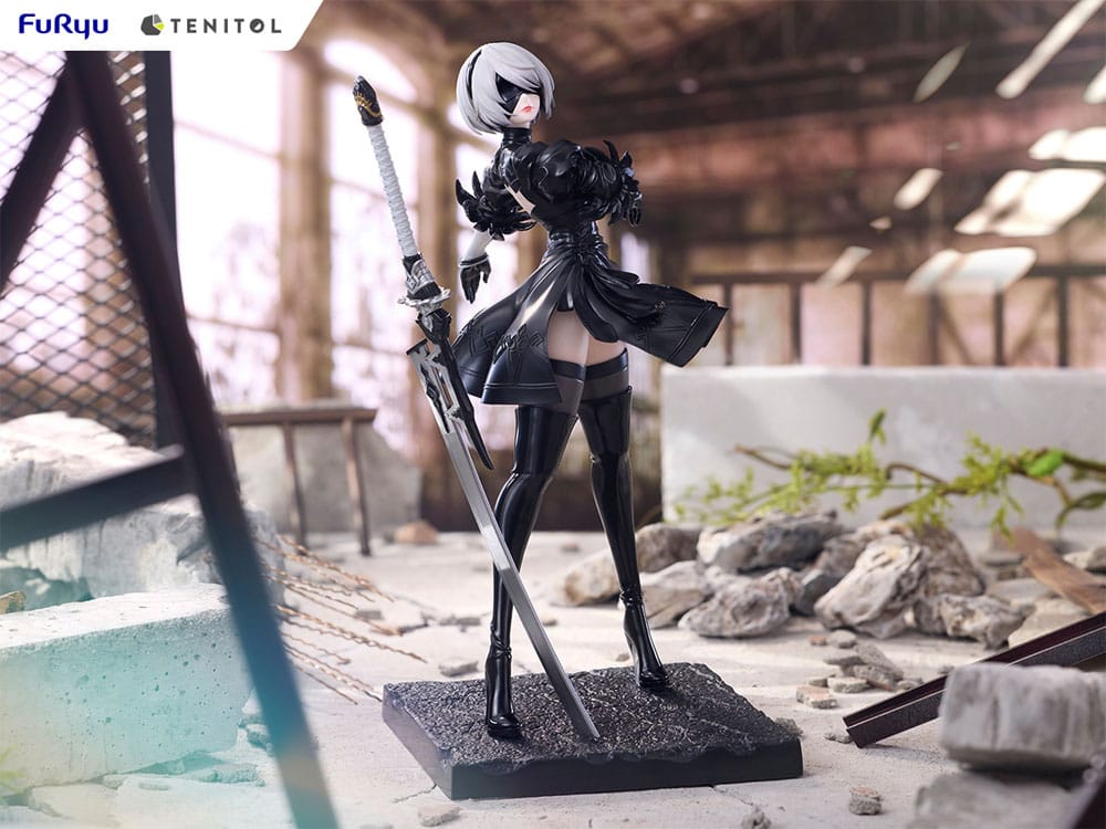 NieR:Automata Tenitol PVC Statue 2B Ver1.1a 22 cm 4580736407008