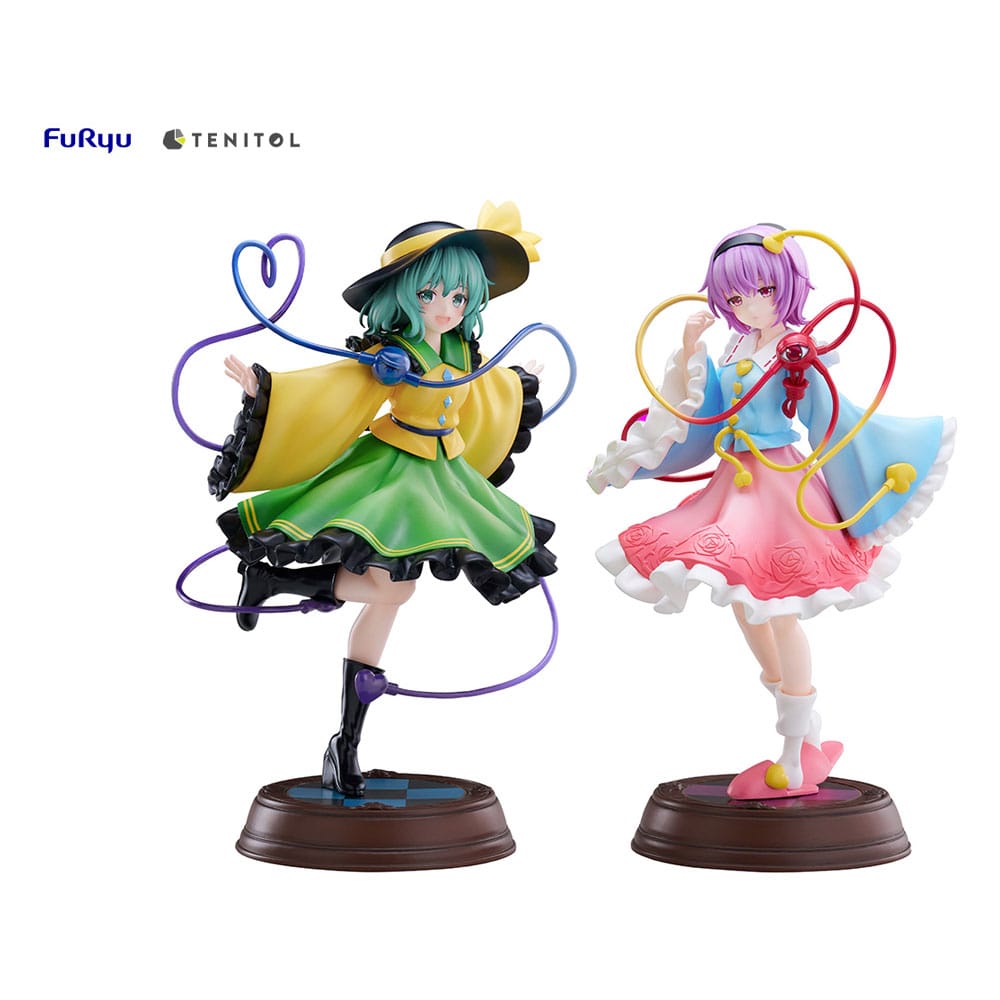 Touhou Project Tenitol PVC Statue Koishi Komeiji & Satori Komeiji 22 cm 4580736407053