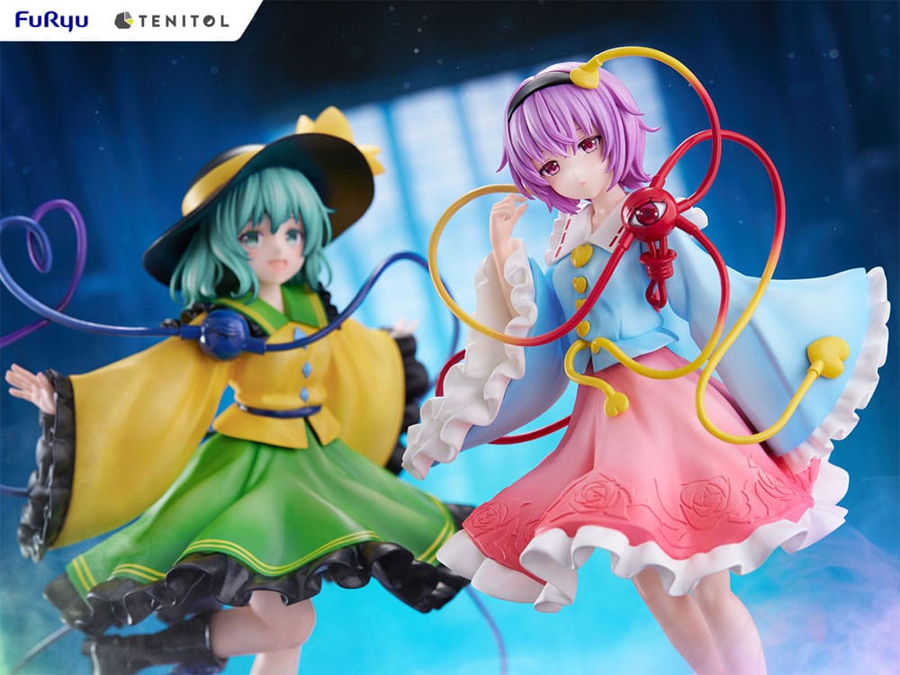 Touhou Project Tenitol PVC Statue Koishi Komeiji & Satori Komeiji 22 cm 4580736407053