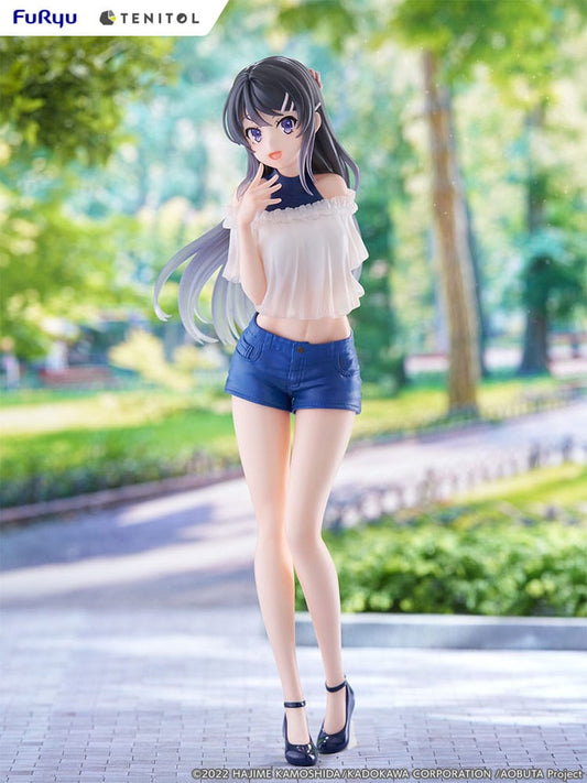 Rascal Does Not Dream of Bunny Girl Senpai Tenitol PVC Statue Mai Sakurajima 31 cm 4580736407091