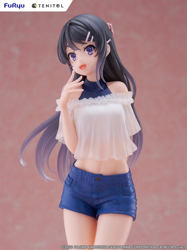 Rascal Does Not Dream of Bunny Girl Senpai Tenitol PVC Statue Mai Sakurajima 31 cm 4580736407091