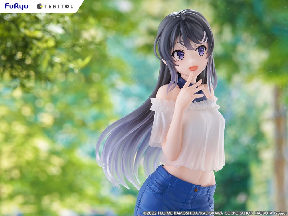 Rascal Does Not Dream of Bunny Girl Senpai Tenitol PVC Statue Mai Sakurajima 29 cm 4580736407091