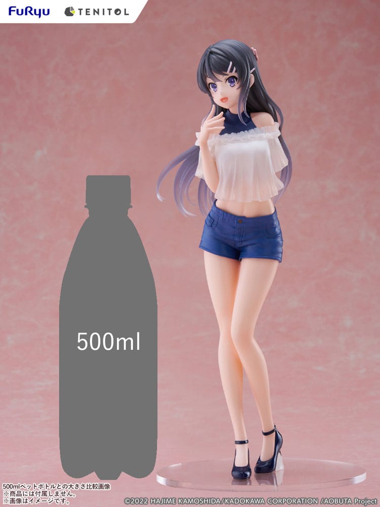 Rascal Does Not Dream of Bunny Girl Senpai Tenitol PVC Statue Mai Sakurajima 29 cm 4580736407091