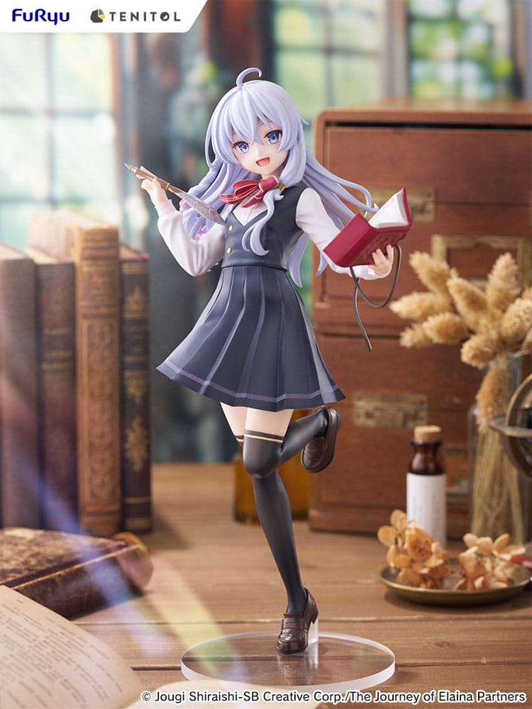 Wandering Witch: The Journey of Elaina Tenitol Tall PVC Statue Elaina School Uniform Ver. 29 cm 4580736407237