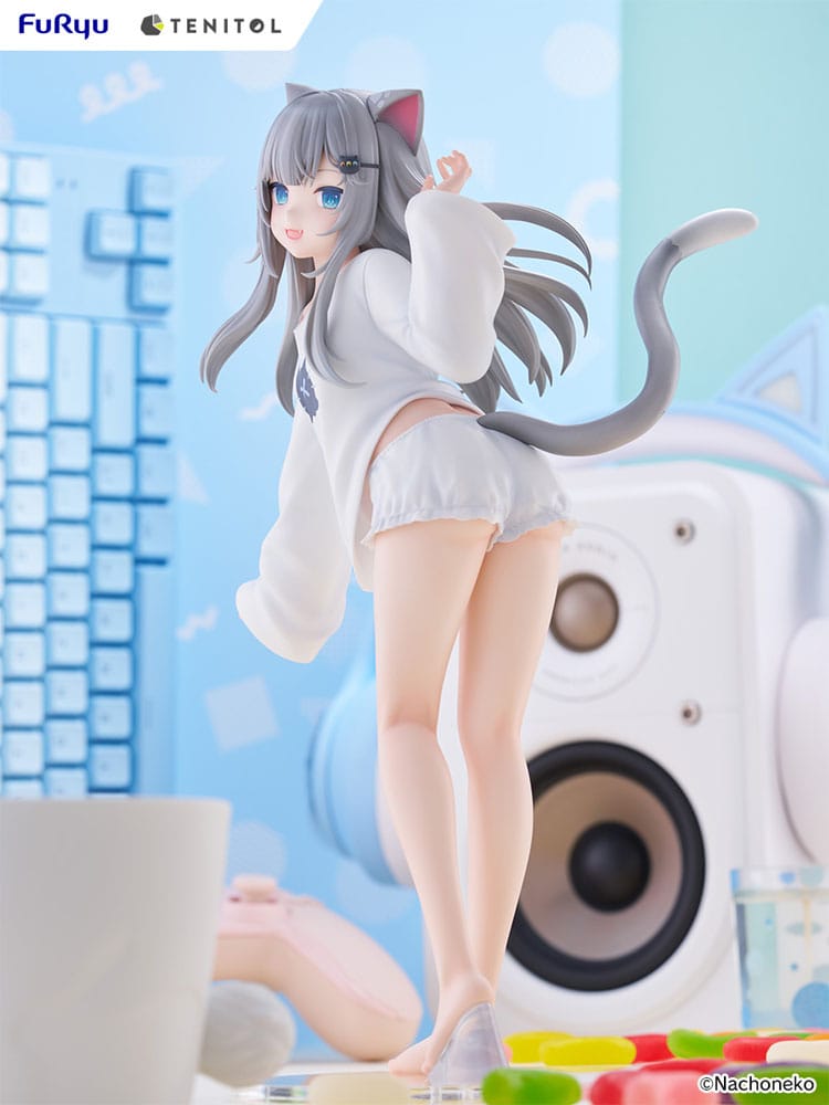 VTuber Tenitol Tall PVC Statue Nachoneko 30 cm 4580736407312