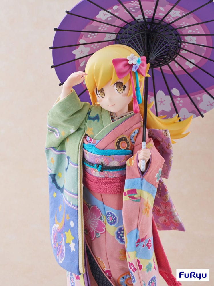 Monogatari PVC Statue 1/4 Shinobu Oshino Japanese Doll 42 cm 4580736409569