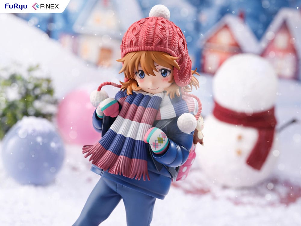 Evangelion: 3.0 + 1.0 Thrice Upon a Time FNEX Statue 1/6 Asuka Shikinami Langley Winter Ver. 20 cm 4580736409989