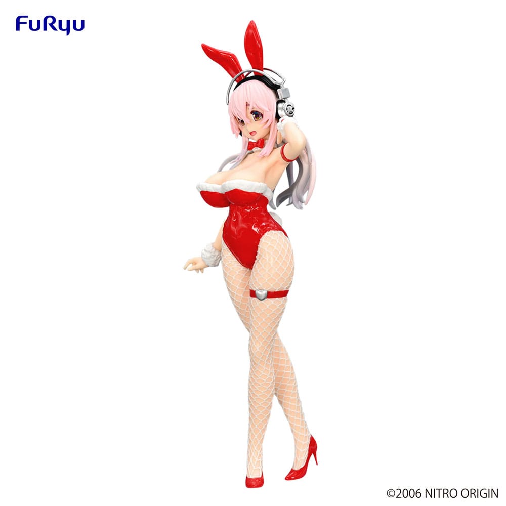 Super Sonico BiCute Bunnies PVC Statue Red Color Ver. 30 cm 4571623501138