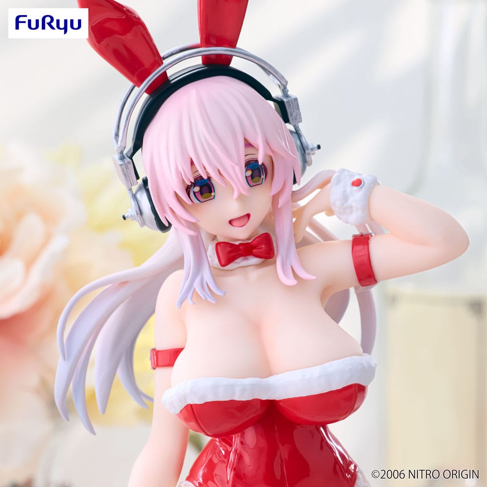 Super Sonico BiCute Bunnies PVC Statue Red Color Ver. 30 cm 4571623501138