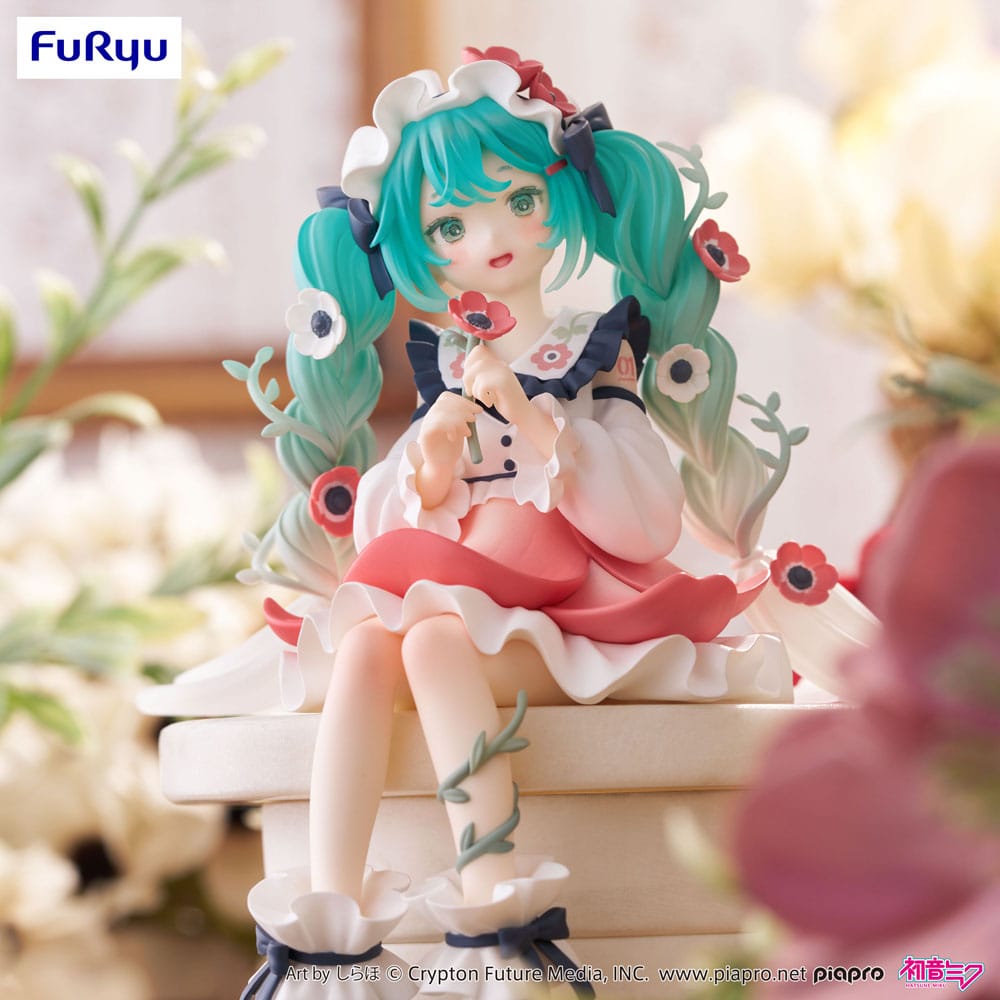 Hatsune Miku Noodle Stopper PVC Statue Hatsune Miku Flower Fairy Anemone 14 cm 4571623501169