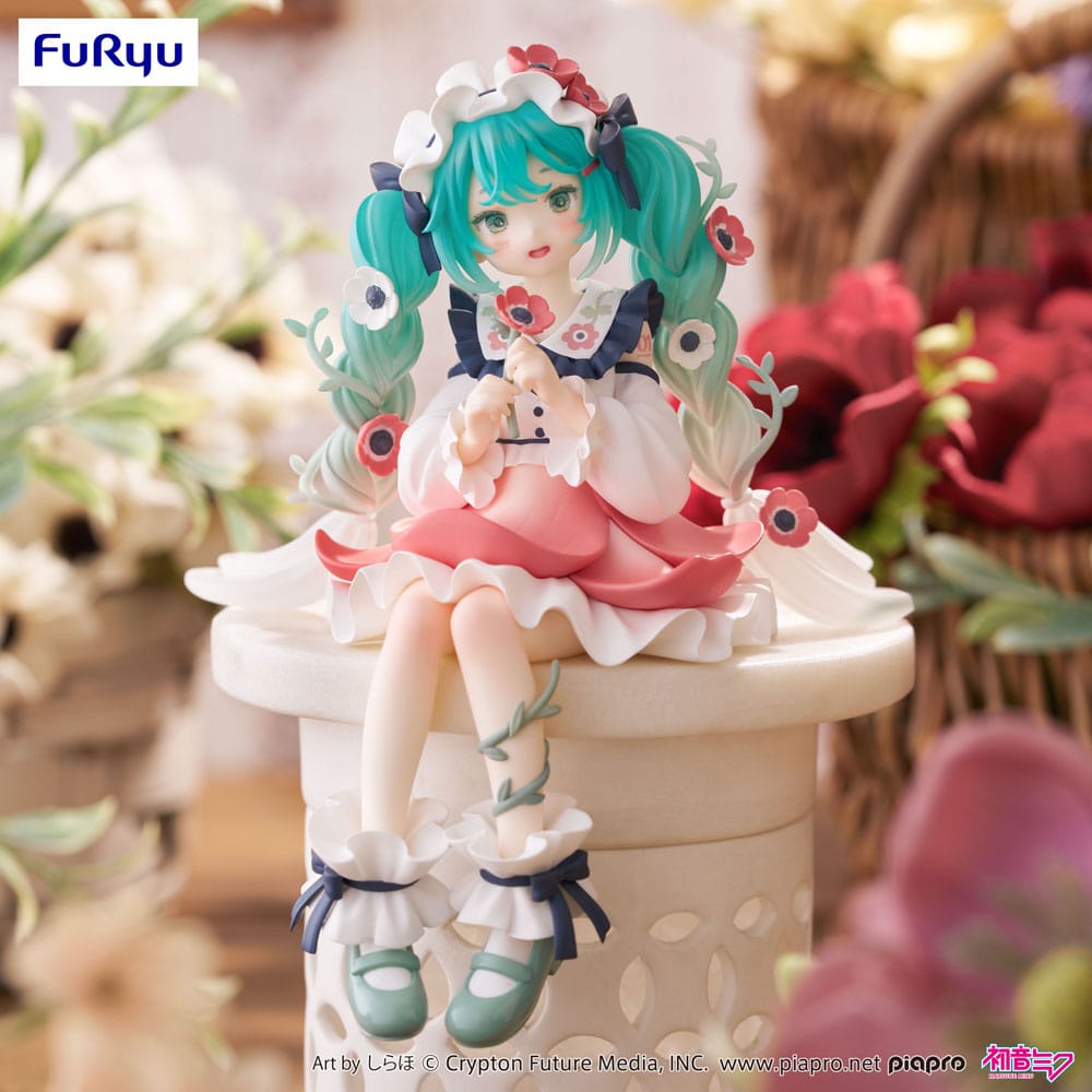 Hatsune Miku Noodle Stopper PVC Statue Hatsune Miku Flower Fairy Anemone 14 cm 4571623501169