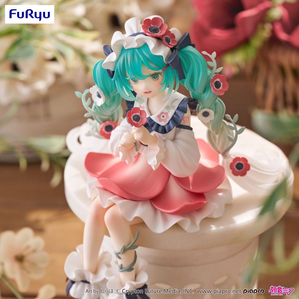 Hatsune Miku Noodle Stopper PVC Statue Hatsune Miku Flower Fairy Anemone 14 cm 4571623501169