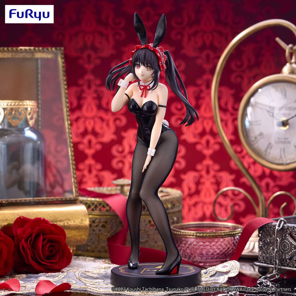 Date A Live V BiCute Bunnies PVC Statue Kurumi Tokisaki Black Color Ver. 29 cm 4571623501176