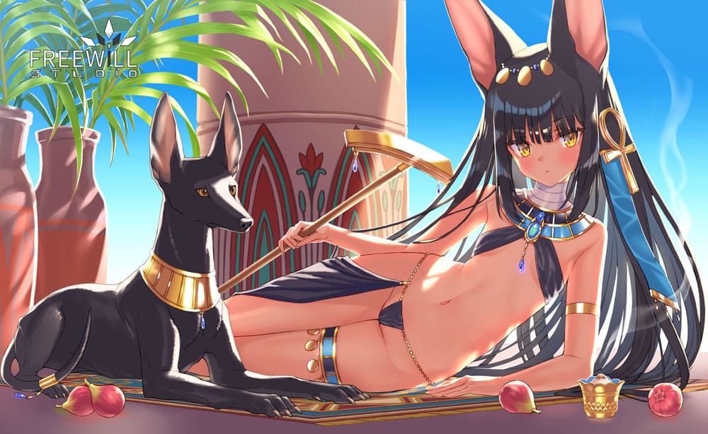 Original Illustration by Rurudo PVC 1/7 Short Break of Anubis 13 cm 6976390710000