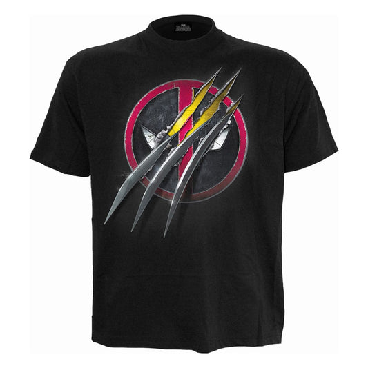 Deadpool T-Shirt Slashed Size S 5056711209824