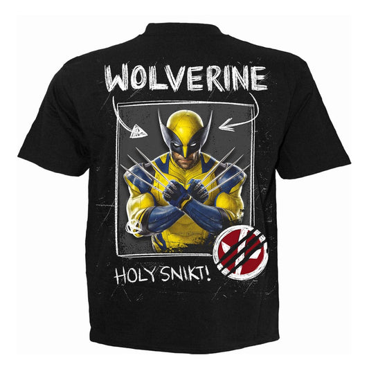 Deadpool T-Shirt Wolverine Sketches Size S 5056711209978