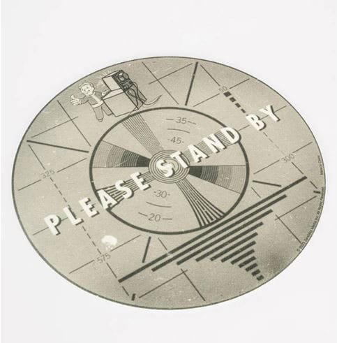 Fallout Slip Mat Please Stand by Record 30 x 30 cm 0840316410038