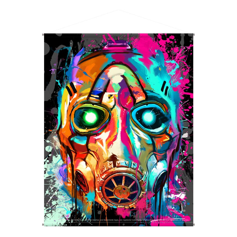 Borderlands Poster Canvas Mask Pop Art 0840316415507