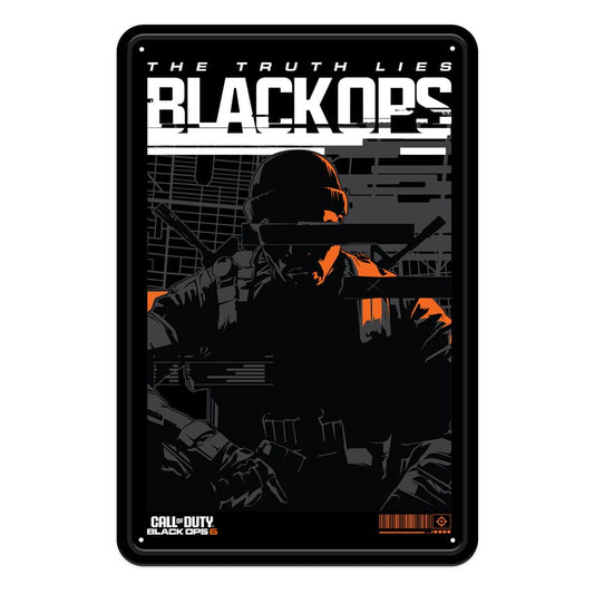 Call of Duty: Black Ops 6 Metal Sign Black Ops 6 20 x 30 cm 4020628574635