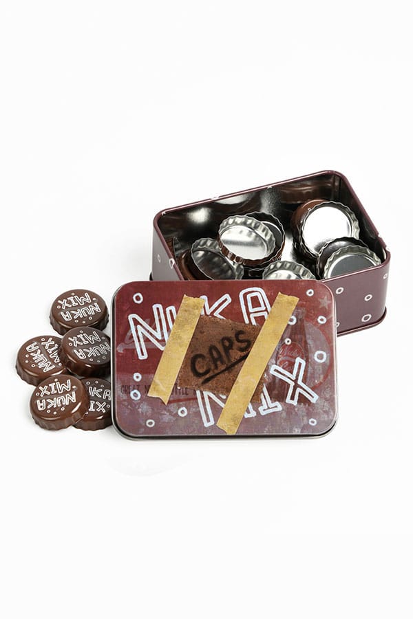 Fallout Bottle Caps Series Collectible Tin Nuka Mix 10 cm 0840316419611