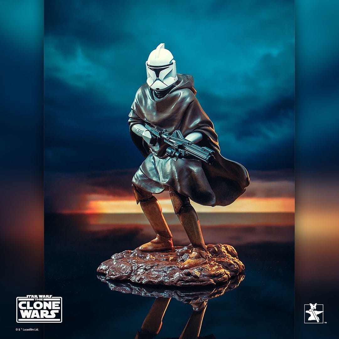 Star Wars: The Clone Wars Statue 1/7 Hawkbat Battalion Clone Trooper 2019 Premier Guild Membership Gift 25 cm 0699788840115