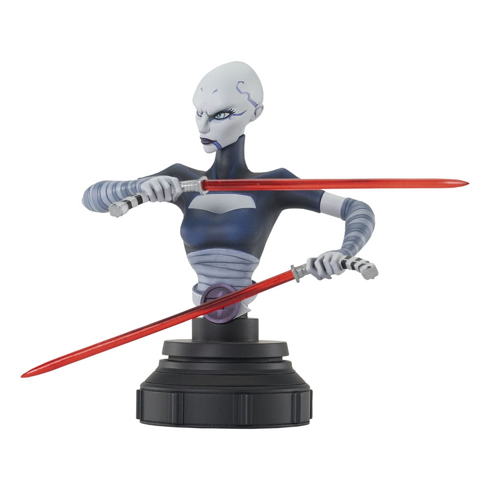 Star Wars: The Clone Wars Bust 1/7 Asajj Ventress 14 cm 0699788853344