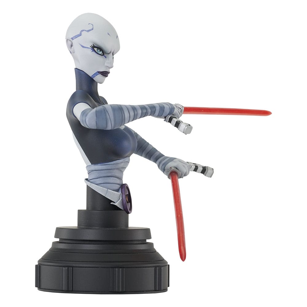 Star Wars: The Clone Wars Bust 1/7 Asajj Ventress 14 cm 0699788853344