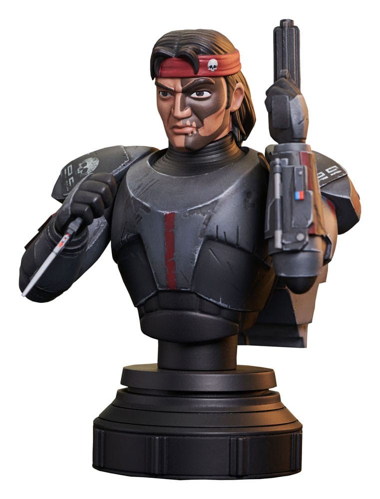 Star Wars The Clone Wars Bust 1/7 Hunter 15 cm 0699788850268