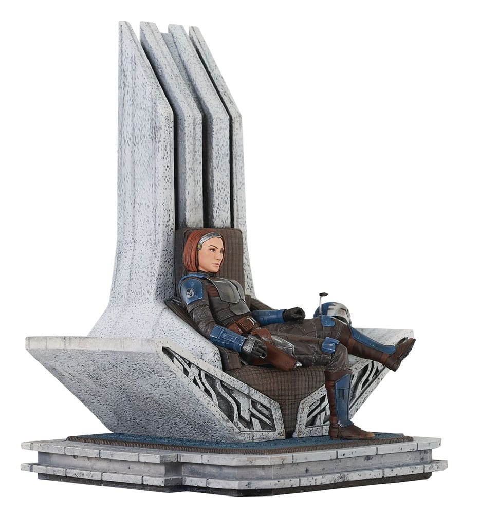 Star Wars: The Mandalorian Premier Collection 1/7 Bo-Katan Kryze on Throne 35 cm 0699788850213