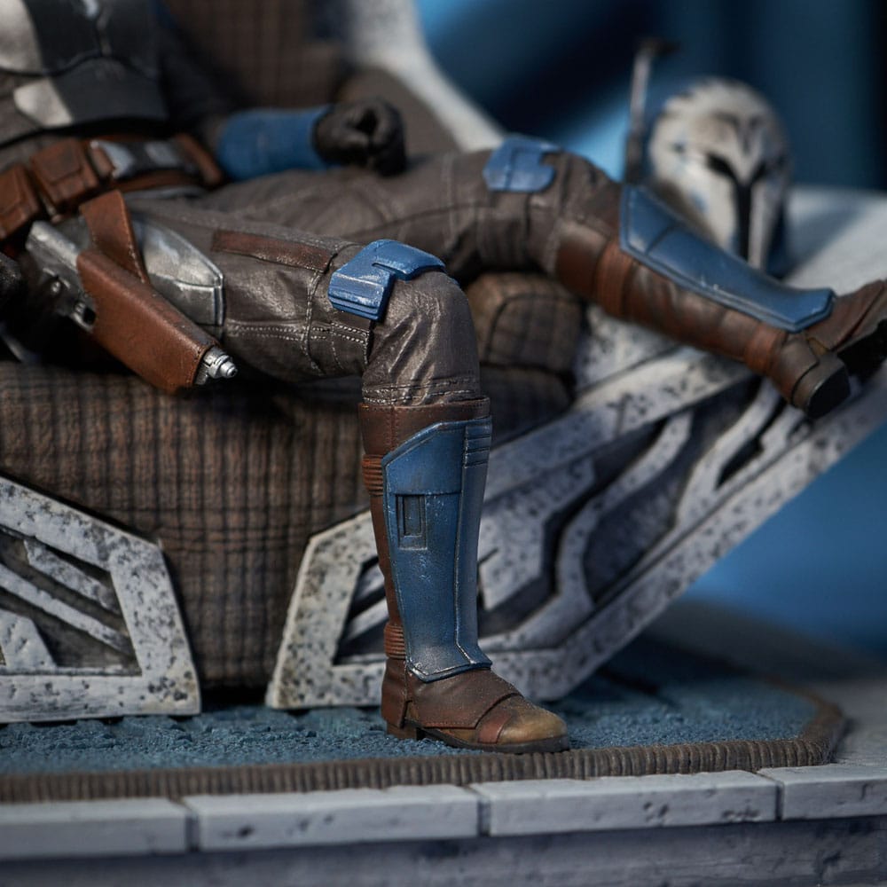 Star Wars: The Mandalorian Premier Collection 1/7 Bo-Katan Kryze on Throne 35 cm 0699788850213