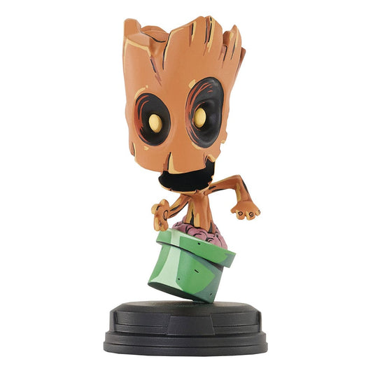 Marvel Animated Statue Groot (in Pot) 10 cm 0699788853597