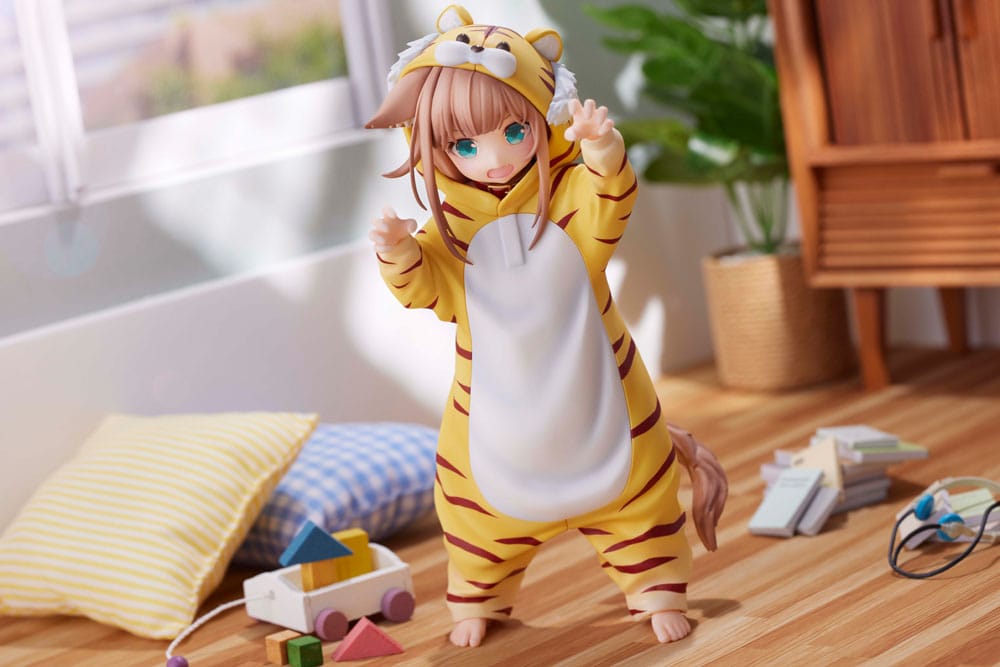 My Cat Is a Kawaii Girl Statue Palette Dress-Up Collection: Tora Kinako 15 cm 4595123918128