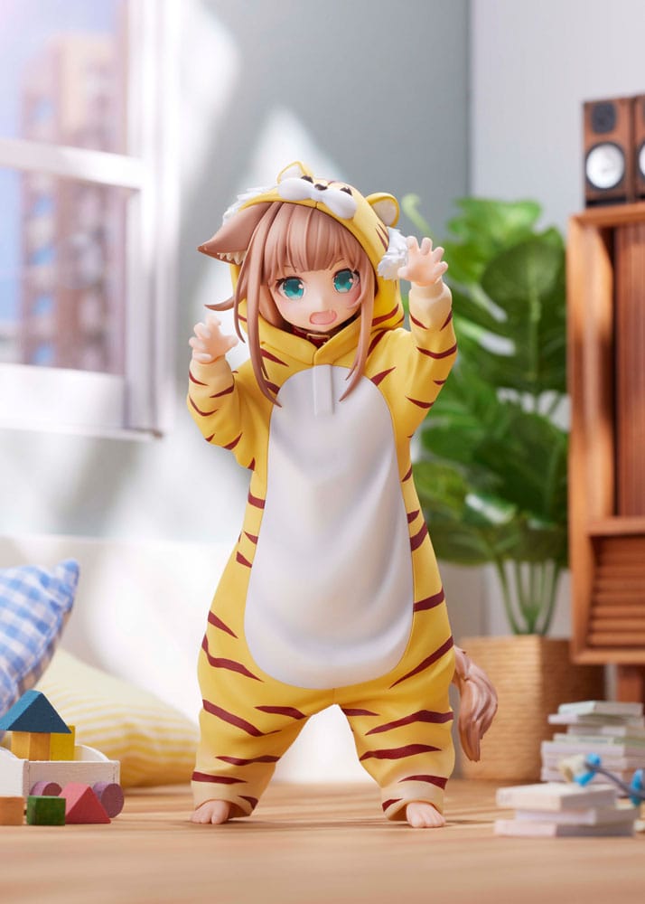 My Cat Is a Kawaii Girl Statue Palette Dress-Up Collection: Tora Kinako 15 cm 4595123918128