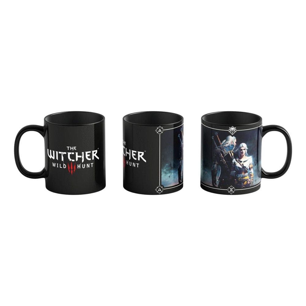 The Witcher III: Wild Hunt Heat Change Mug Geralt & Ciri 480 ml 5908305243304