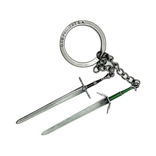 The Witcher III: Wild Hunt Keychain Geralt Two Swords 5908305243311