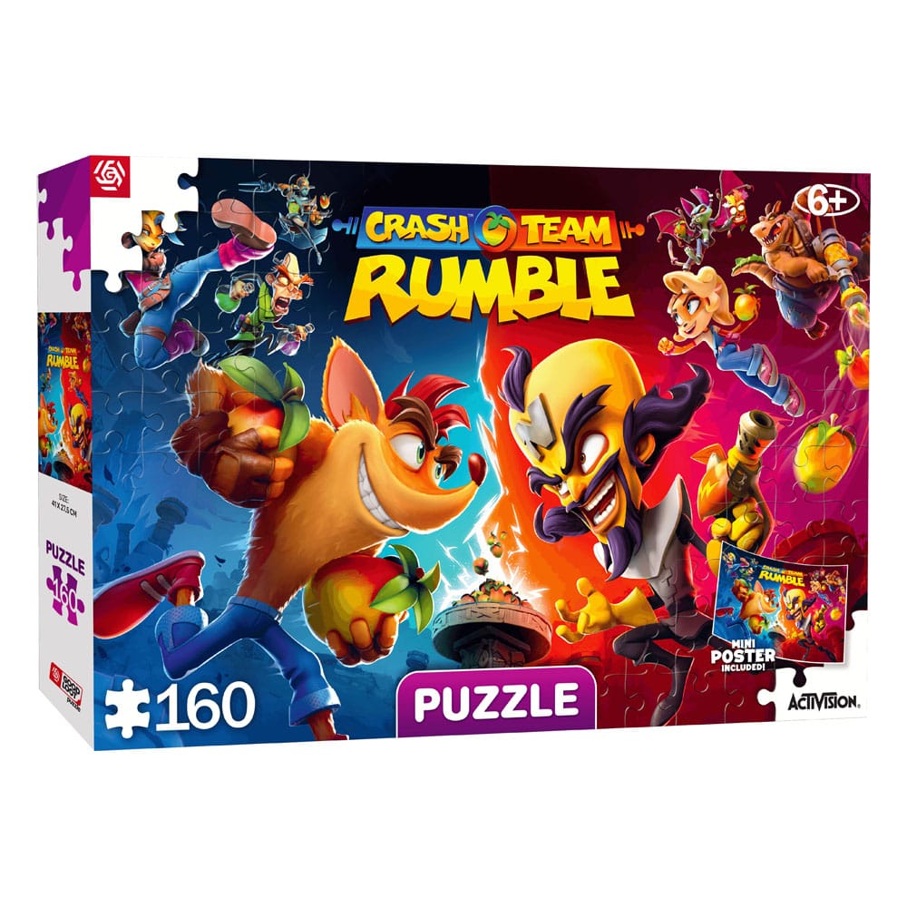 Crash Bandicoot Kids Puzzle Rumble Heroes (160 pieces) 5908305243489