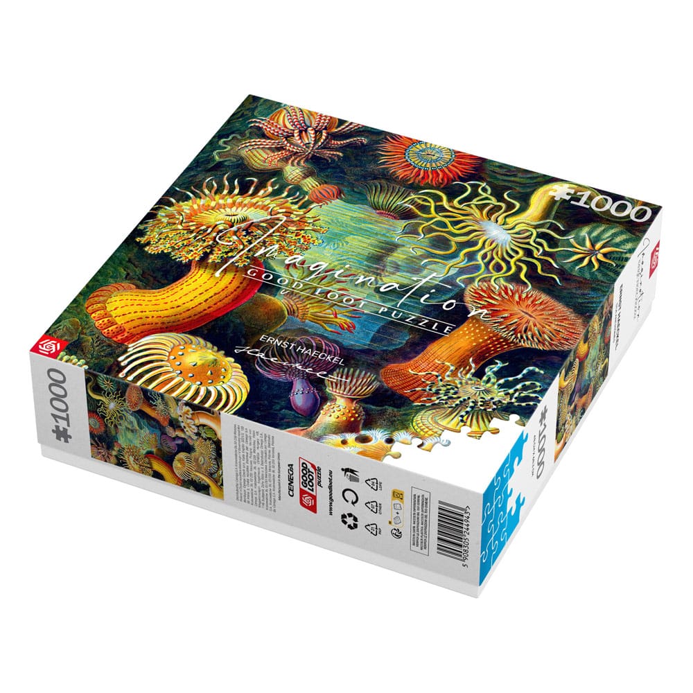 Ernst Haeckel Imagination Puzzle Sea Anemones/Stworzenia morskie (1000 pieces) 5908305244943