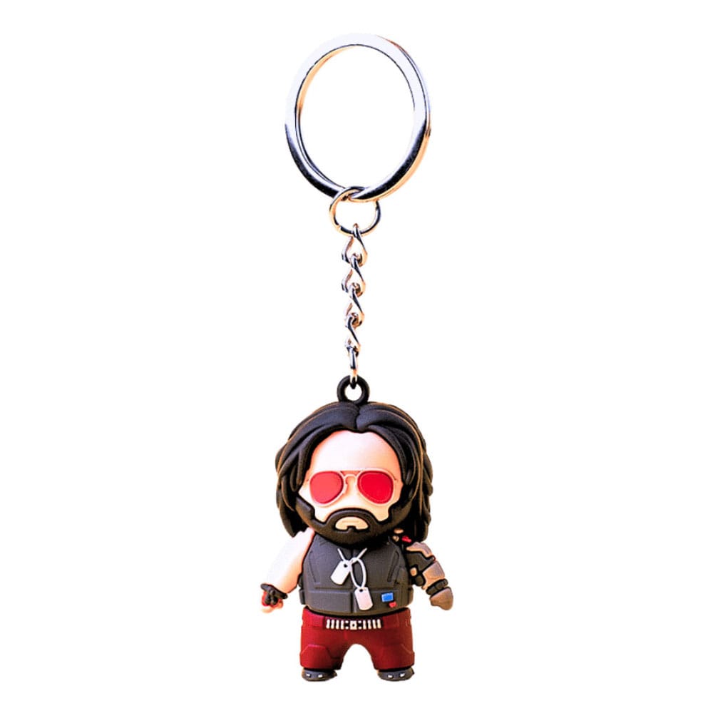 Cyberpunk 2077 Vinyl Keychain Johnny Silverhand 5908305246411